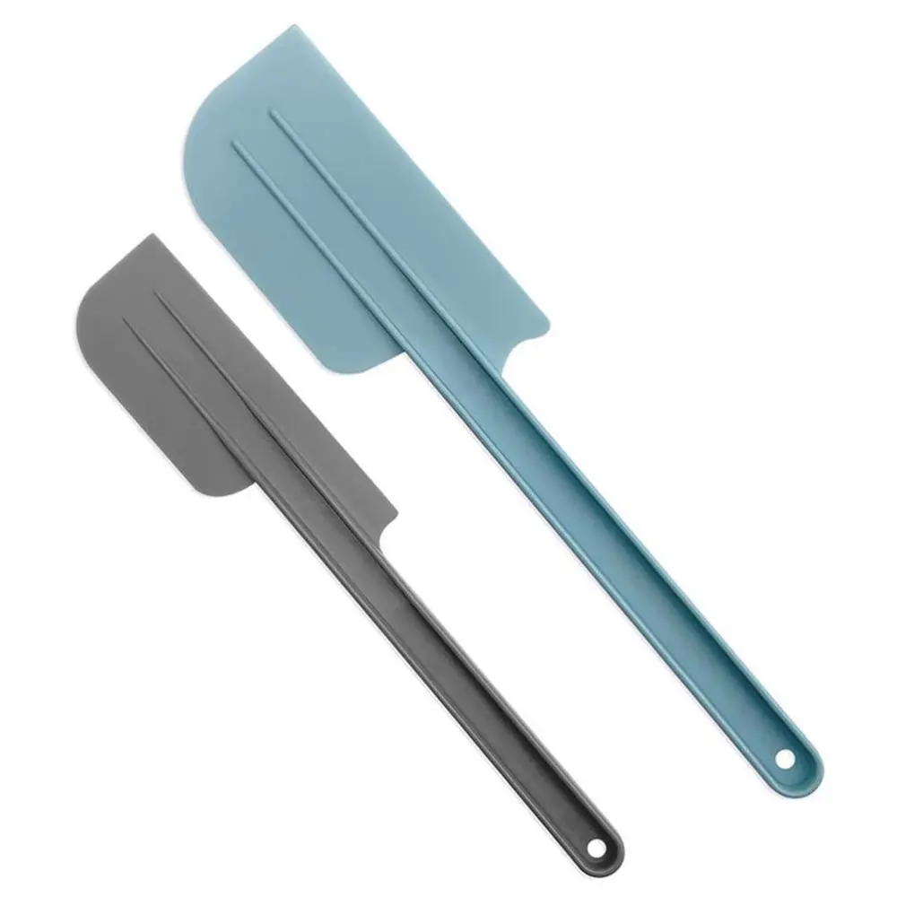 2Pcs/Set Plastic Spatula Soft Grip Cream Scraper Cutter Kitchen Gadget Baking Tools for Butter Cake Cream Pastry 10inch 12 inch