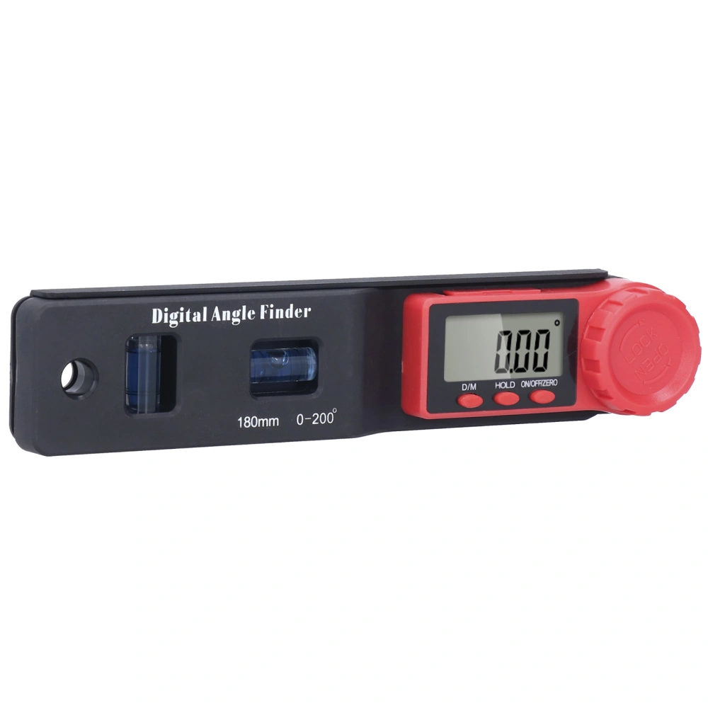 Digital Angle Finder Spirit Level with LCD Display Protractor Woodworking Accessory