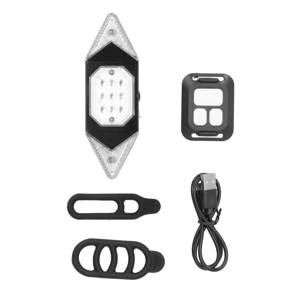 Bicycle Turn Signal Lamp Wireless Remote Tail Light for Mountain Bike Cycling Accessory