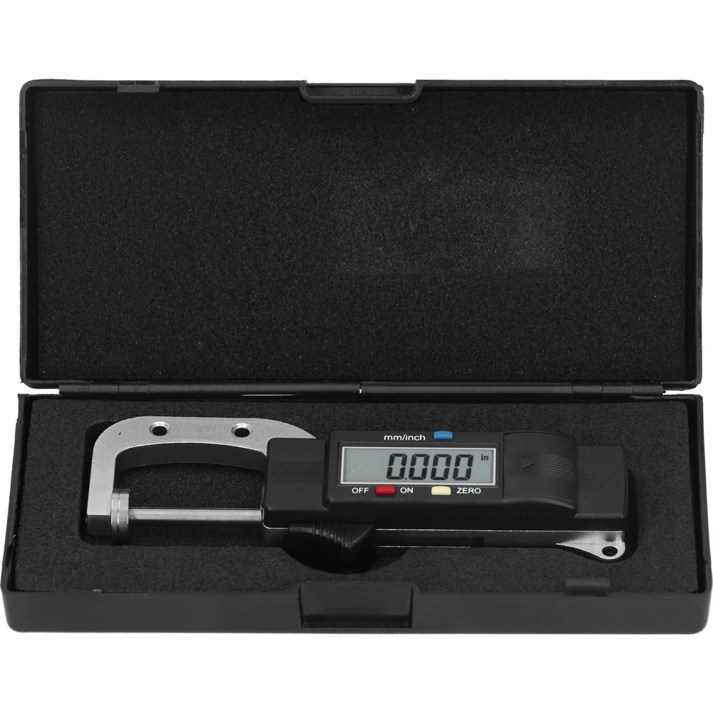 0‑25mm/0‑1in Digital Micrometer Electronic Thickness Outside Gauge Ruler Induatrial Grade 0.01mm Measuring Tool