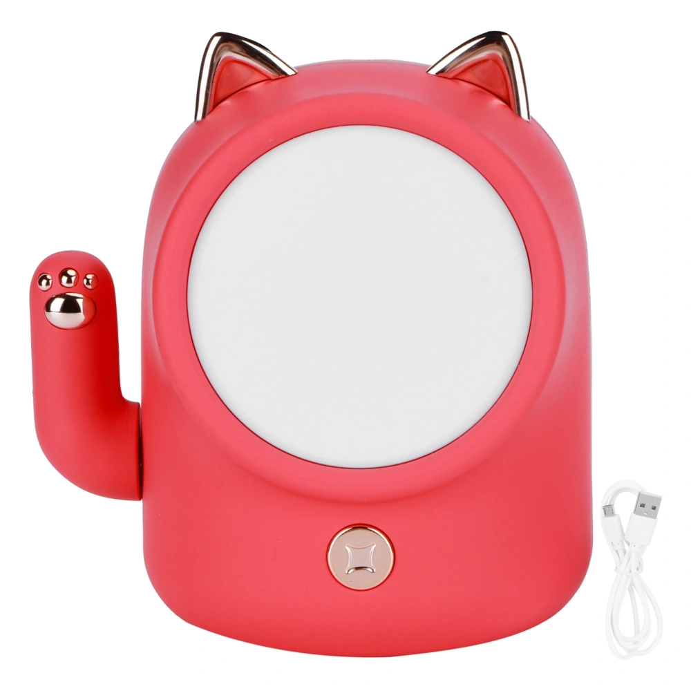 Cute Cat Shaped Night Light Nursey Light Touch Control Table Lamp Home Decoration USB Charging