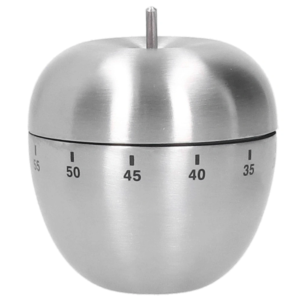 Apple Shaped Timer Stainless Steel Mechanical Cooking Countdown Alarm Timer Kitchen Tool