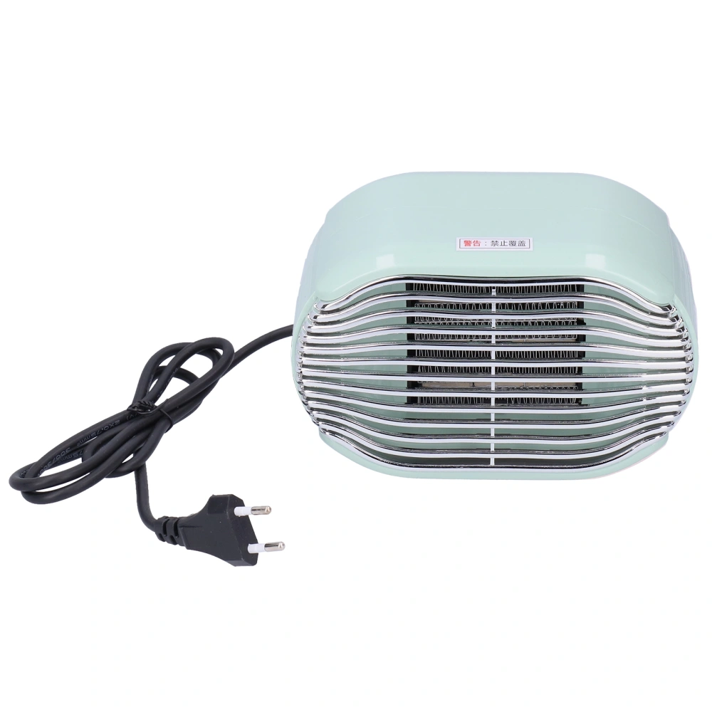 800W Winter Office Mini Electric Desktop Heating Fast Energy‑saving Fan Heater 220V EUgreen