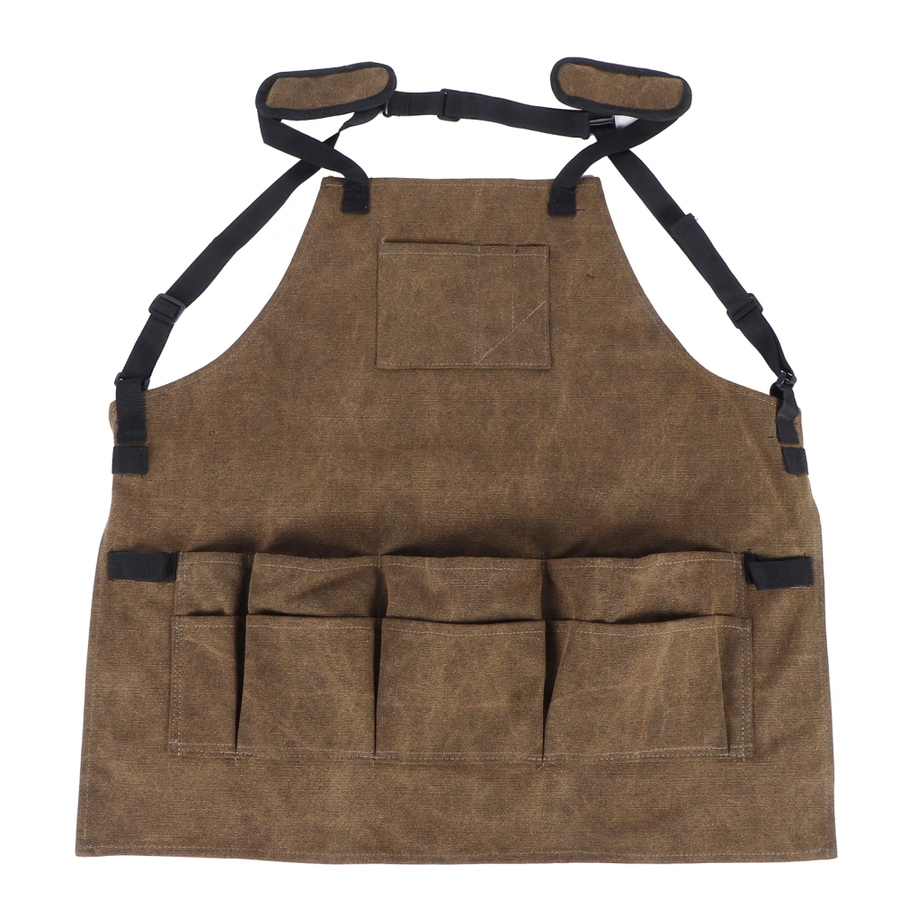 Garden MultiPocket Apron Canvas Electrician Maintenance Apron Hardware Fitting Tool Storage