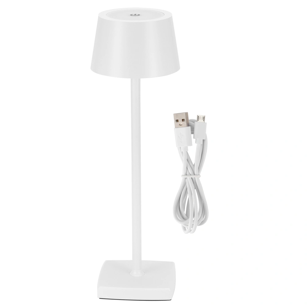 LED Desk Lamp USB Charging Table Lamps for Bar Living Room Reading Light Warm White LightWhite