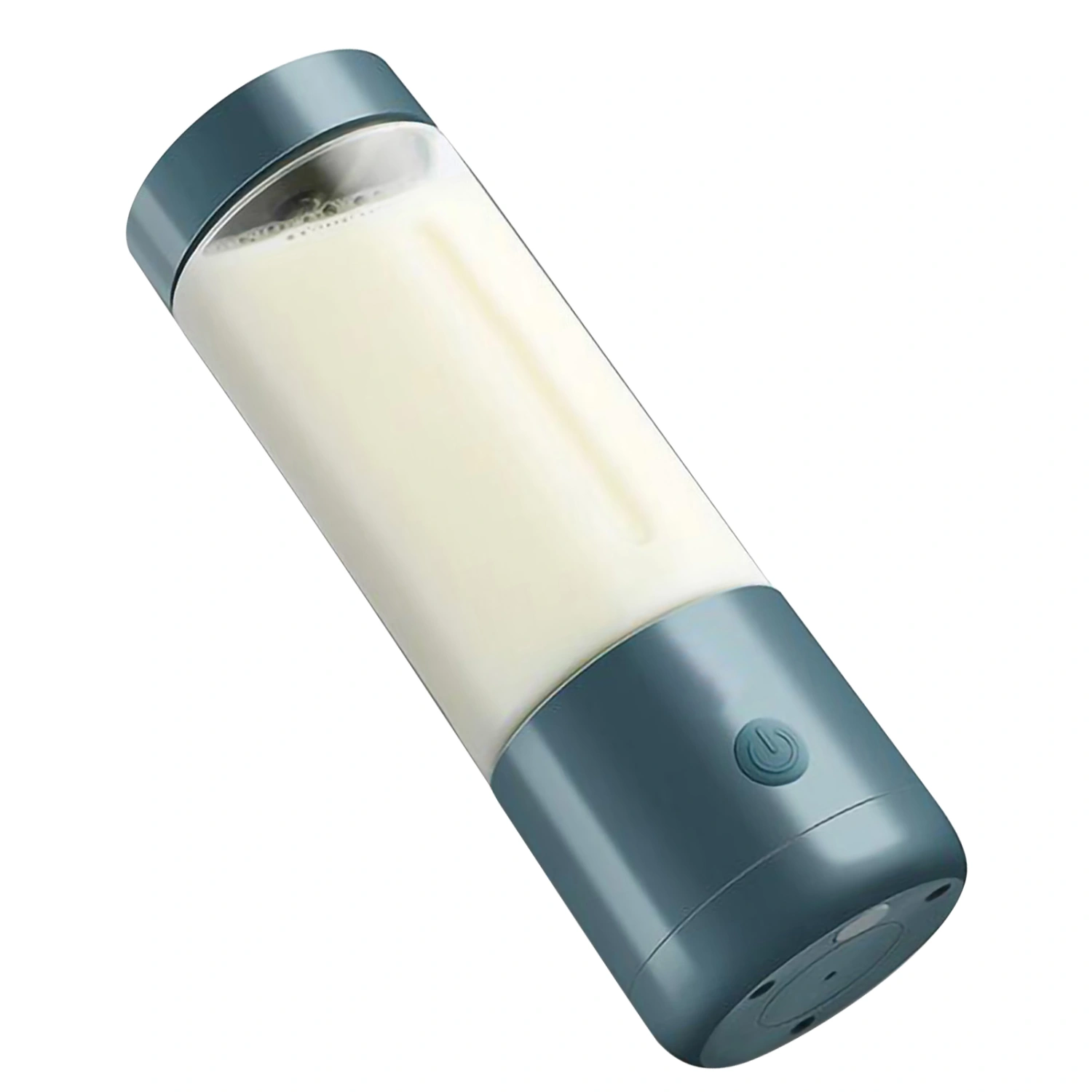 Portable Blender High Speed Rotation Multifunctional USB Electric Juicer for Home Travel 400mlVintage Blue Four Blade