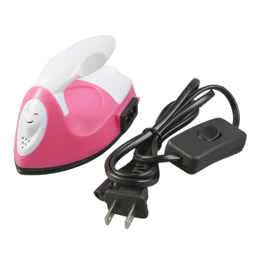 Mini Electric Iron Portable Clothes Electric Sewing Iron Great for Travel Supplies Quick Ironing US Plug