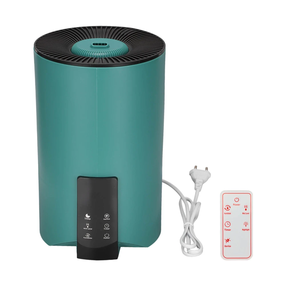 Desk Humidifier 5L Large Capacity Four Filtration Cool Warm Mist Timing Function Room Humidifier EU Plug 100 to 240V