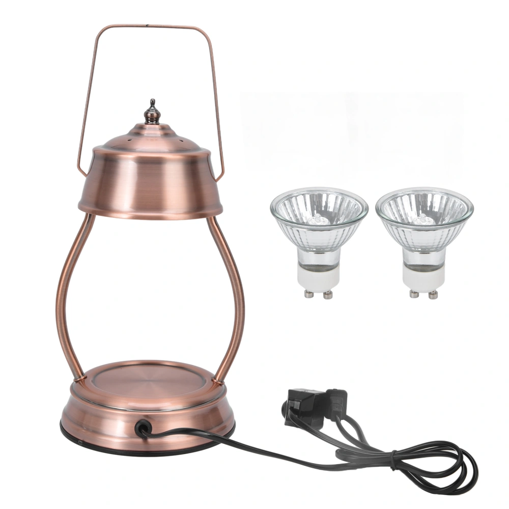 Candle Warmer Lamp Dimmable European Design Round Base Iron Candle Melting Lamp for Home US Plug 110‑240V