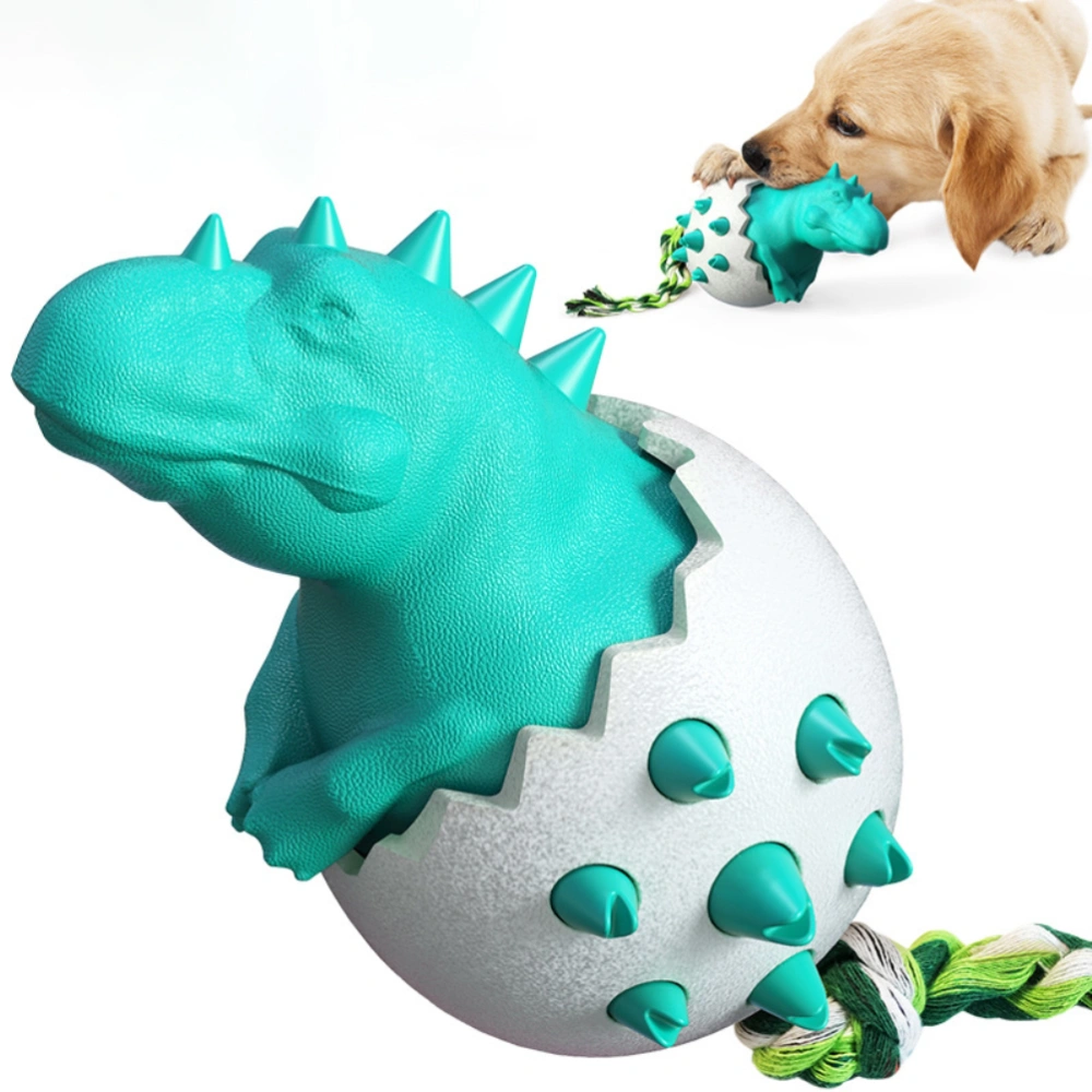 Funny Dinosaur Egg Dog Chew Pet Toys Durable Rubber Dog Toy Ideal for Puppy Dogs Clean Teeth and Prevent Dental Calculus