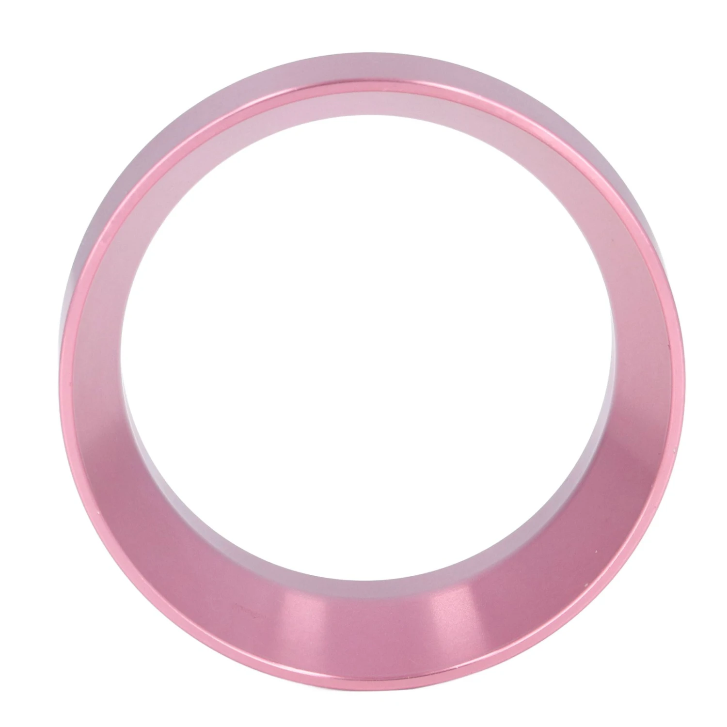 Dosing Funnel Anti Flying Powder Aluminum Alloy Universal Dosing Rings with Magnetism for Household Coffee Shoprose Pink 51MM