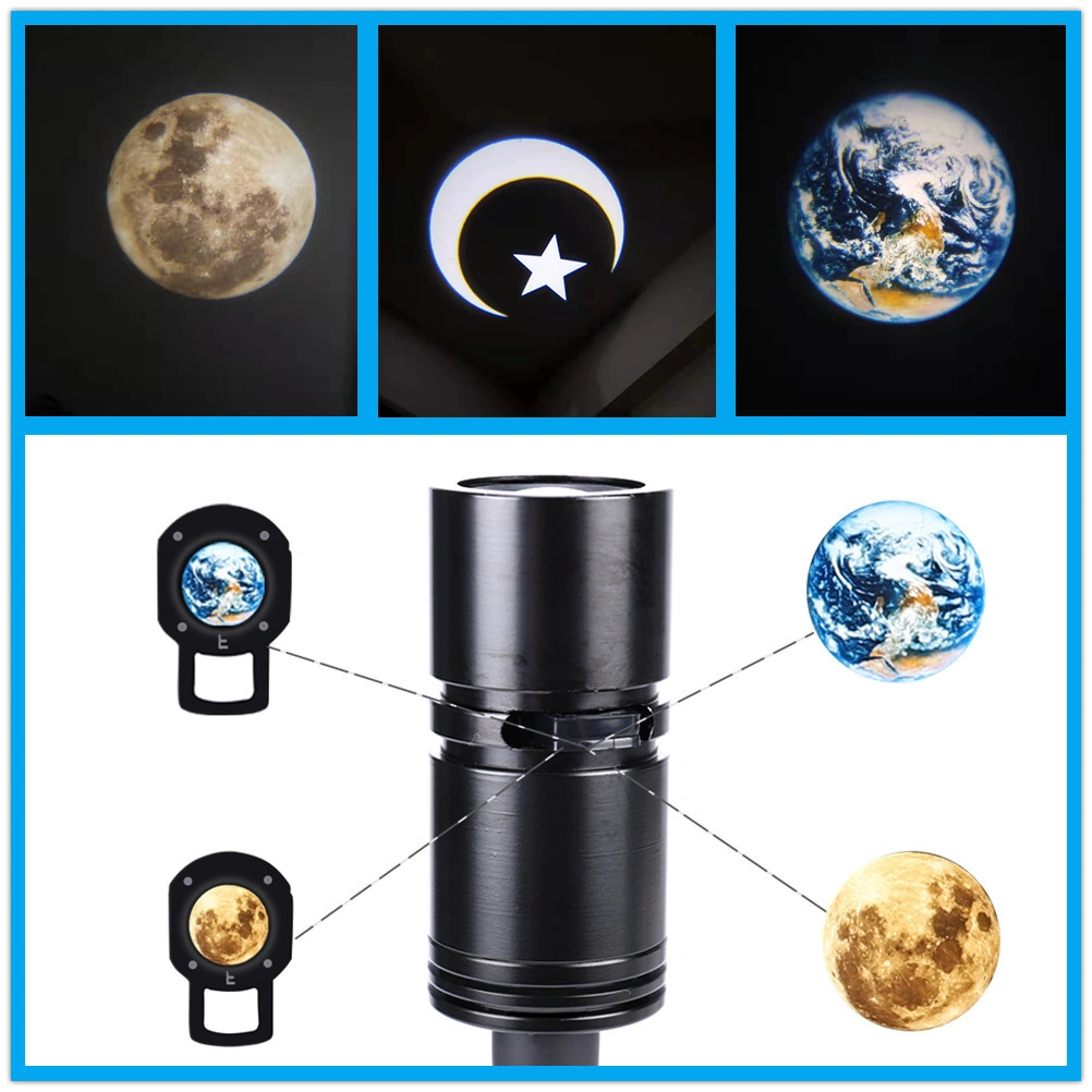 Moon Earth Projection LED Lamp 3D Moon Earth Projector Lamp 360° Rotating LED Night Light for Selfie Background Home Decor