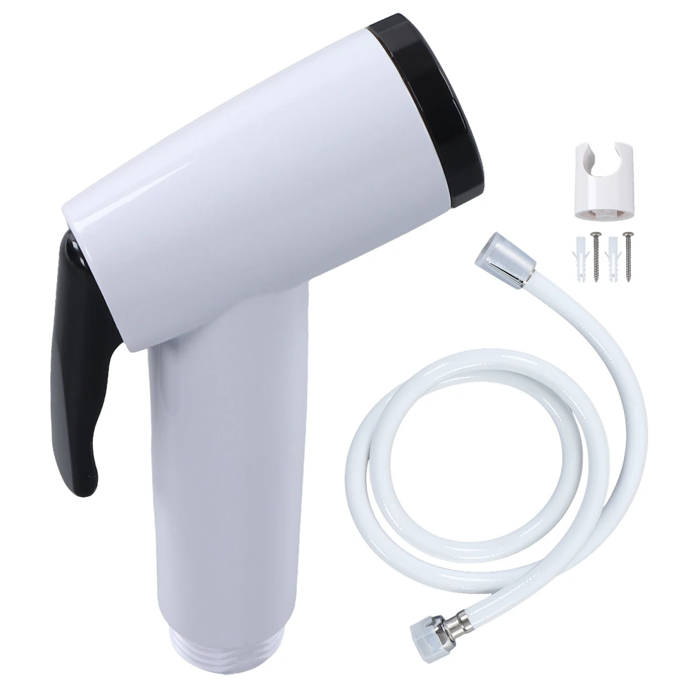 Bidet Sprayer G1/2 Thread Wall Mounted Handheld Toilet Sprayer for Dog Shower Floor CarpetB1125W 3 Piece Set 1