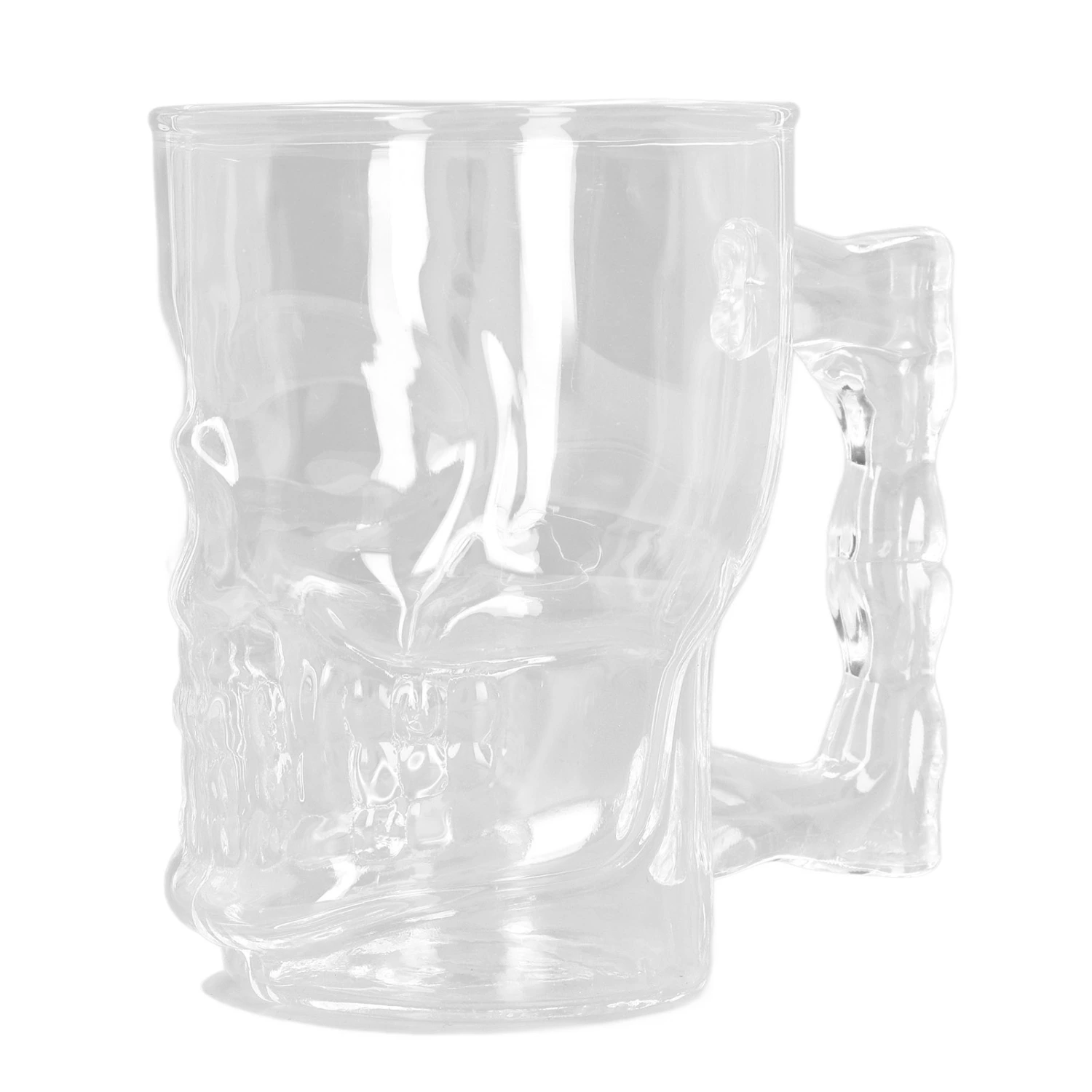 500ml Beer Mug High Borosilicate Glass Skull Beer Cup KTV Bar Whisky Cup for Household Party