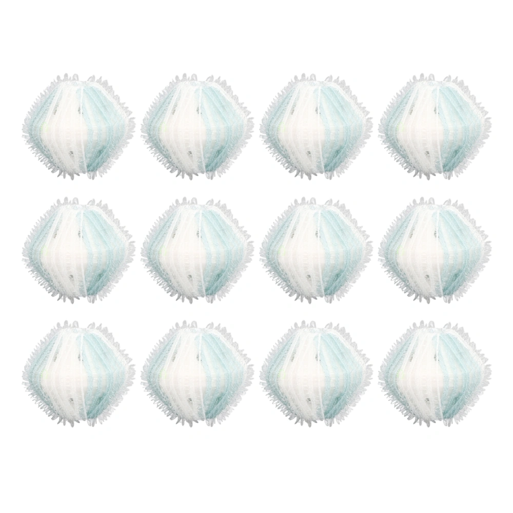 12PCS Pet Washing Ball Harmless Reusable Laundry Hair Remover Ball for Washing Machine(Blue White )