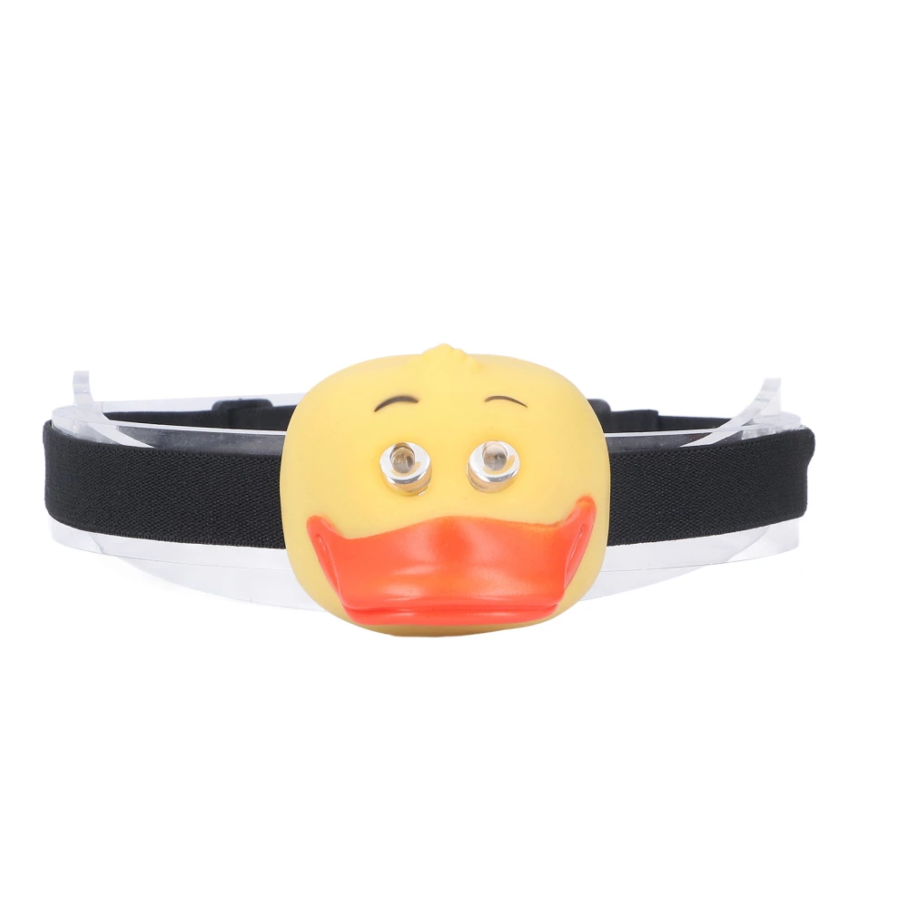 Cute Duck LED Headlight Cartoon Animal Headlight Eco Friendly Outdoor Kids Headlamp for Outdoor Cycling