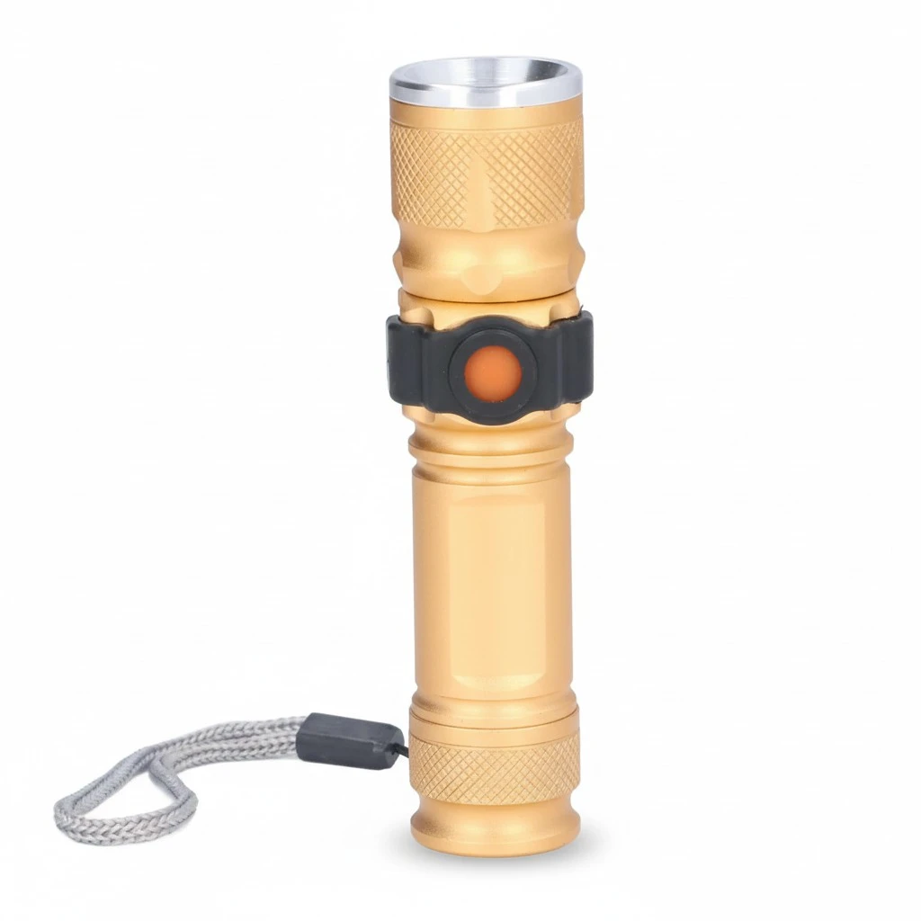Super Bright Flashlights 3 Lighting Modes High Brightness Mini Portable USB Rechargeable Flashlight for Cycling Fishing