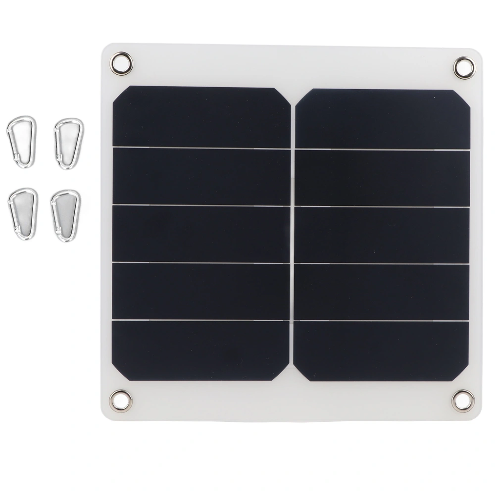 15W Solar Panels USB High Conversion Efficiency Light 5V Portable Solar Power Bank for Camping Hiking Biking