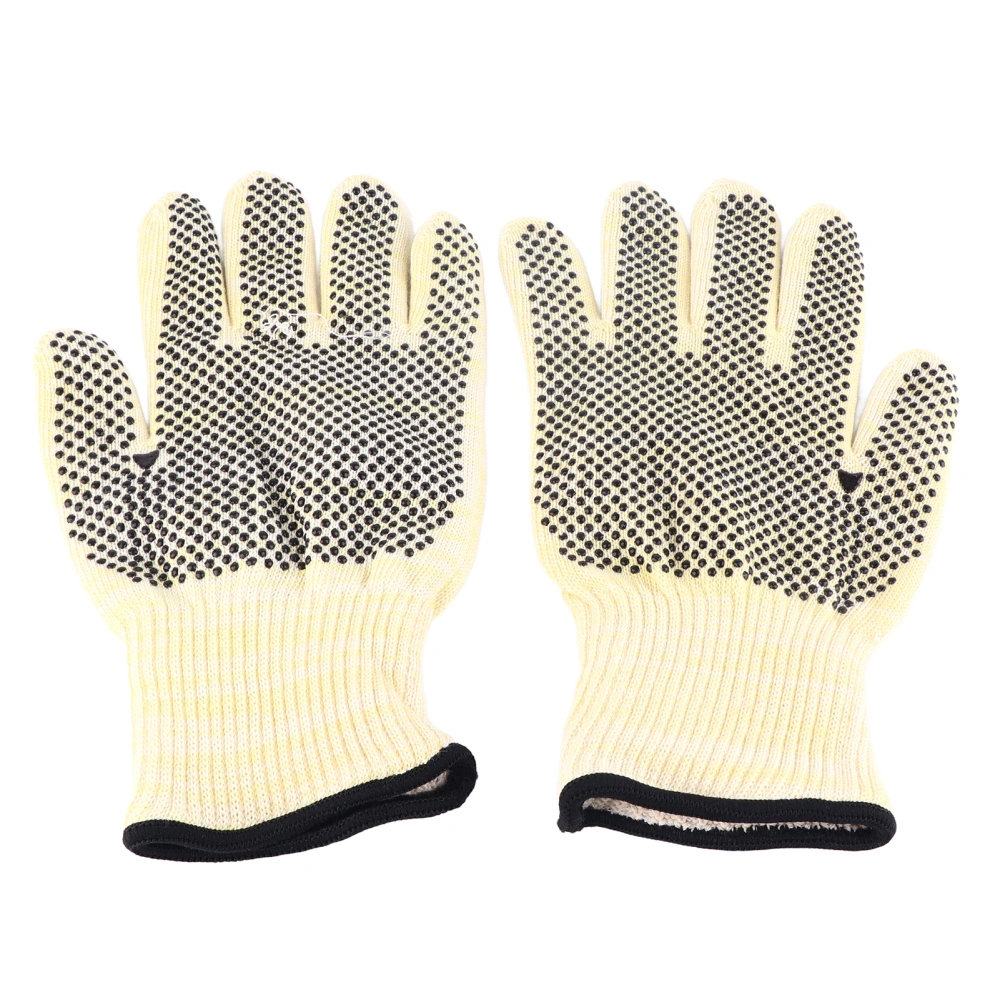 BBQ Grill Gloves 800℃ Heat Resistant Insulating Open Fire Proof Professional for Firepit Oven