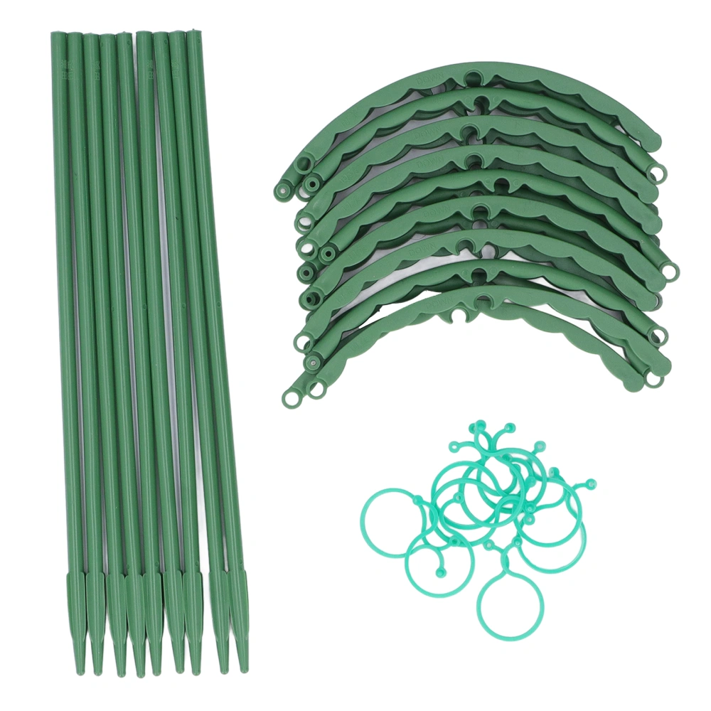 3 Sets Plant Support Cage Stake Plastic 25cm Horticulture Accessory for Flower Tomato