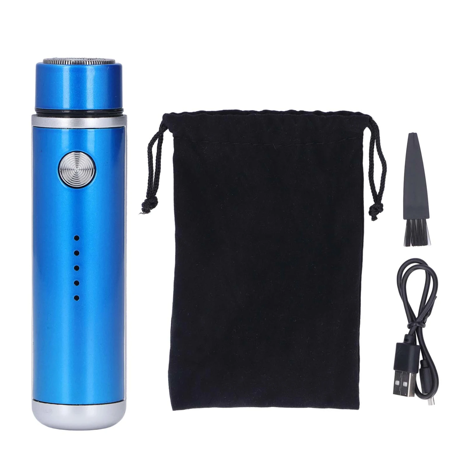 Portable Electric Shaver Mini Electric Razor USB Rechargeable Shaving Machine for Men Women TravelBlue