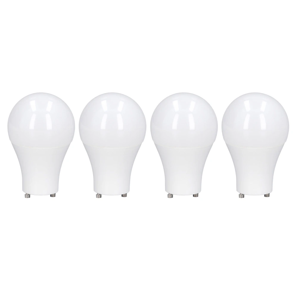 4PCS GU24 Light Bulb High Brightness Energy Saving LED A19 Light Bulb for Bedroom Office 120V9W Warm White 2700K