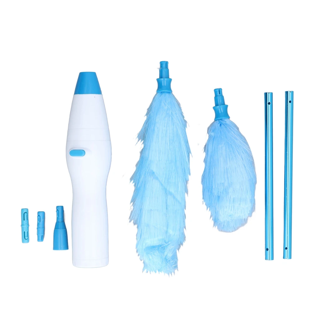 Electric Dust Brush Spin Duster Telescopic Fiber 360° Rotation Furniture Cleaning Tool for Home