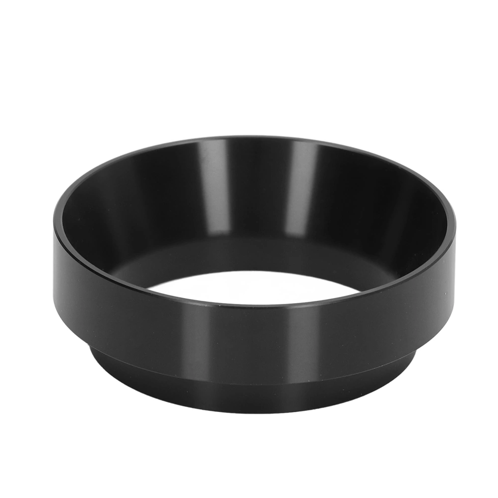 Portafilter Dosing Ring with Magnetic Stainless Steel Coffee Powder Dosing Funnel for Household Coffee ShopBlack 53mm / 2.1in