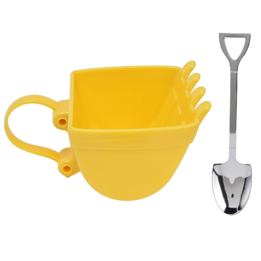 330ml Excavator Bucket Cup with Shovel Spoon Creativity Tea Cup Milk Coffee Mug Birthday Gift