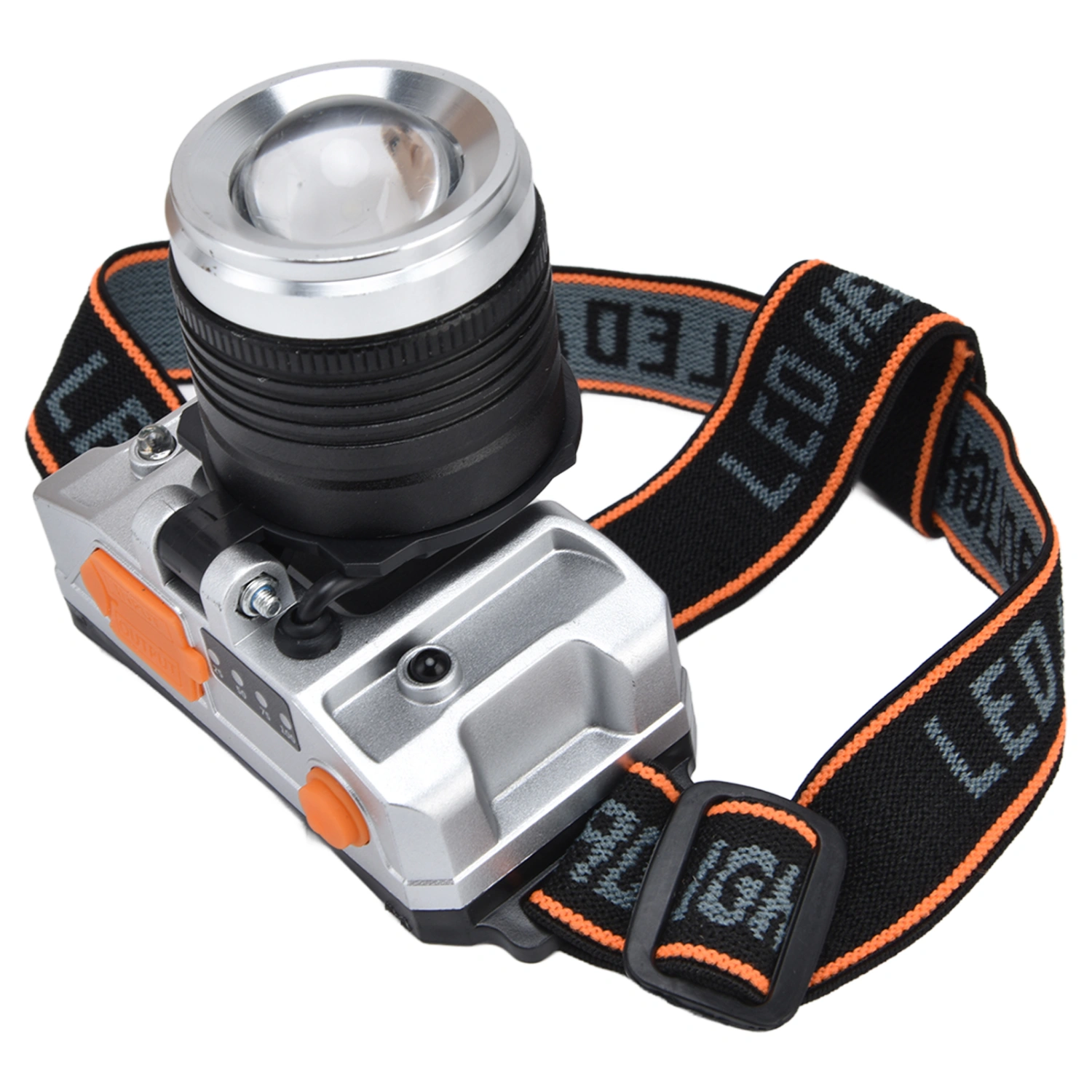 LED Headlamp Strong Light Zoomable Smart Sensor USB Rechargeable 3 Lighting Modes HeadLight