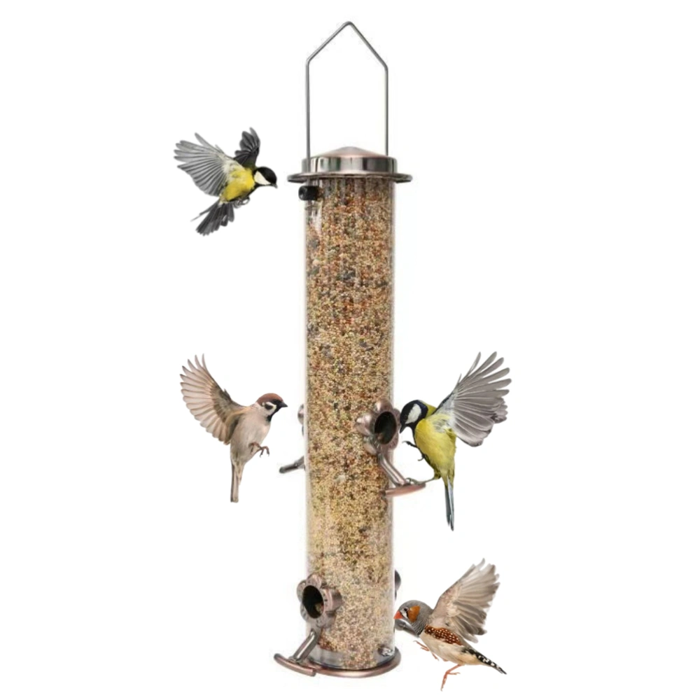 Bird Feeders for Outside Bird Feeder Hanging for Garden Yard Outside Decoration Food Dispenser Bird Seed Feeder Gift for Bird Lovers