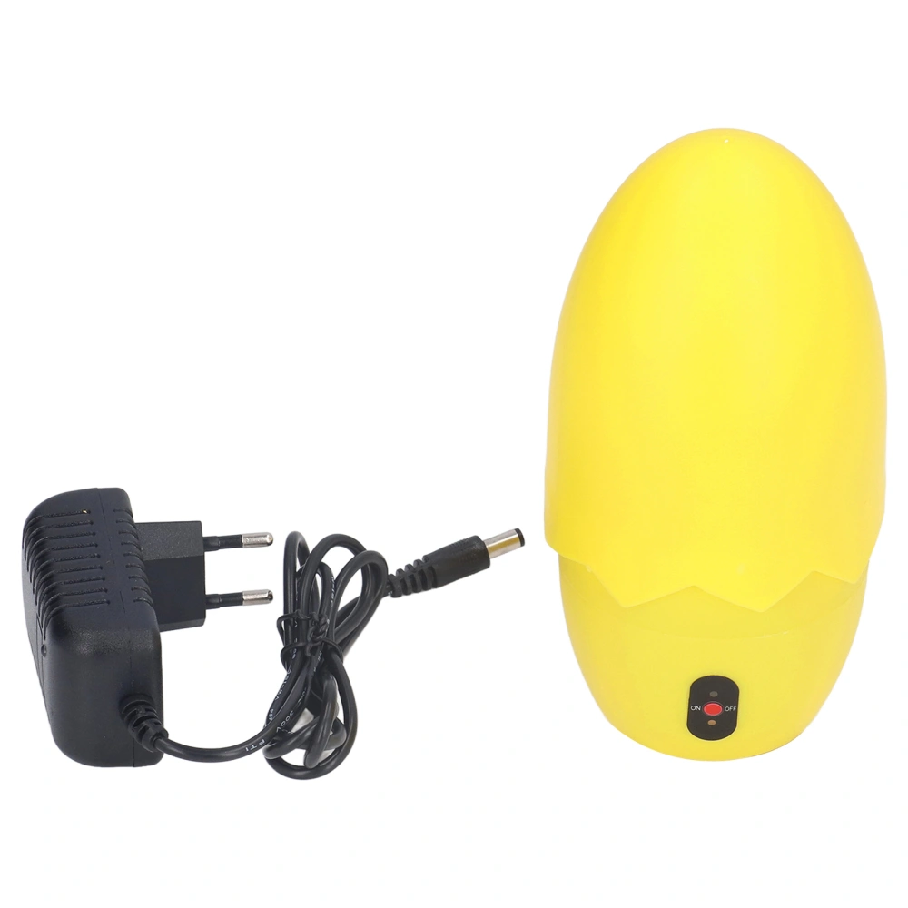 Electric Egg Scrambler Egg Yolk Mixer Golden Egg Shaker for Kitchen Restaurant EU Plug 100‑240VYellow