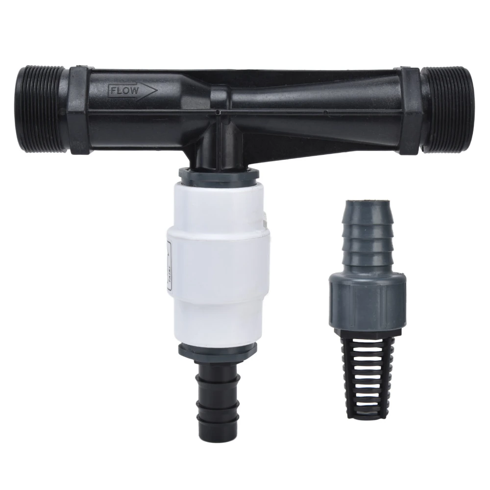 G2 External Thread Venturi Fertilizer with Check Valve Agriculture Fertilizer Injector Irrigation Tool for Garden