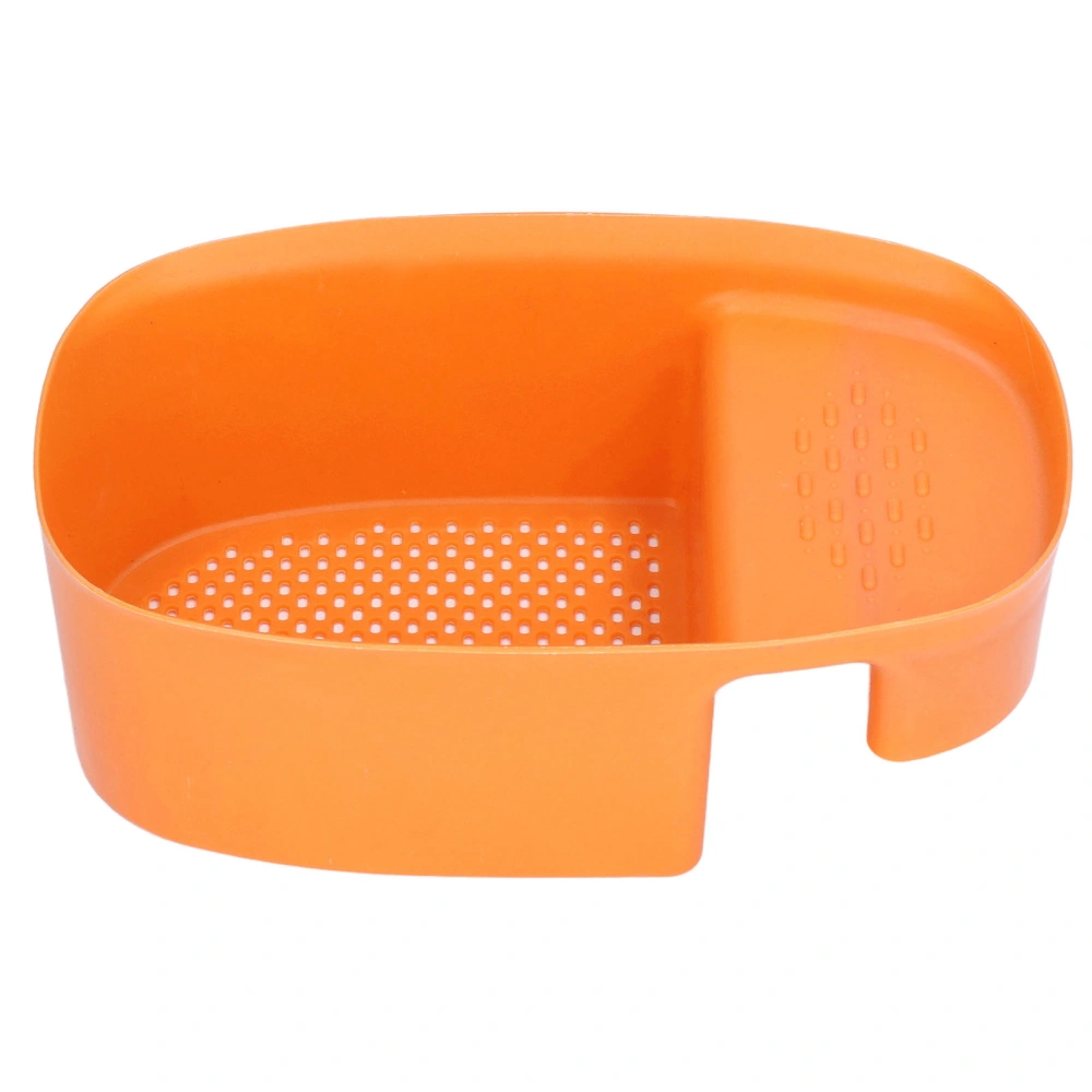 Sink Drain Basket Household Saddle Shaped Mesh Strainer for Kitchen Waste Vegetable FruitsOrange