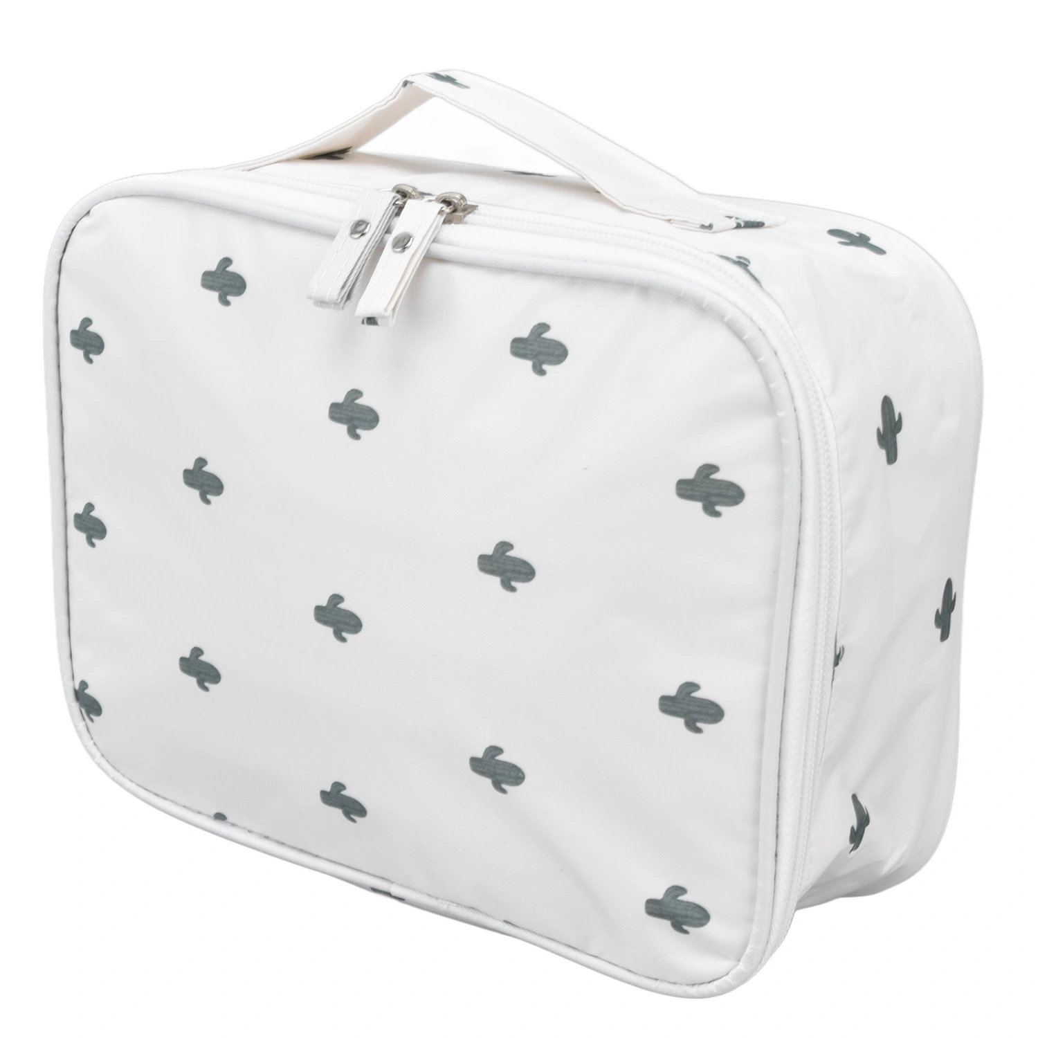 Toiletry Bag Durable Waterproof Nylon Portable Multifunctional Fashionable Design Large Capacity Travel Toiletry BagCactus