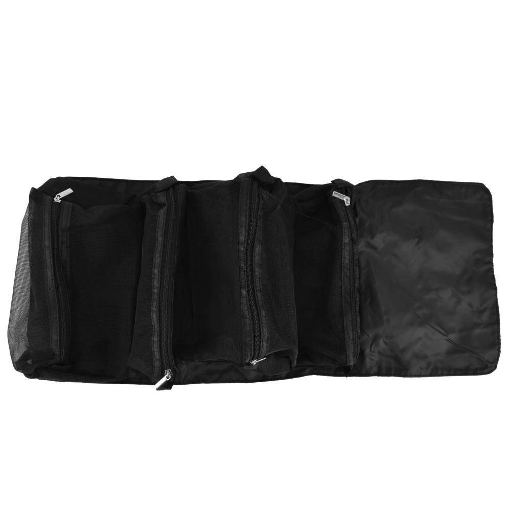 Makeup Travel Bag Foldable Portable Large Capacity Waterproof Wide Application Durable Nylon Travel Cosmetic Bag