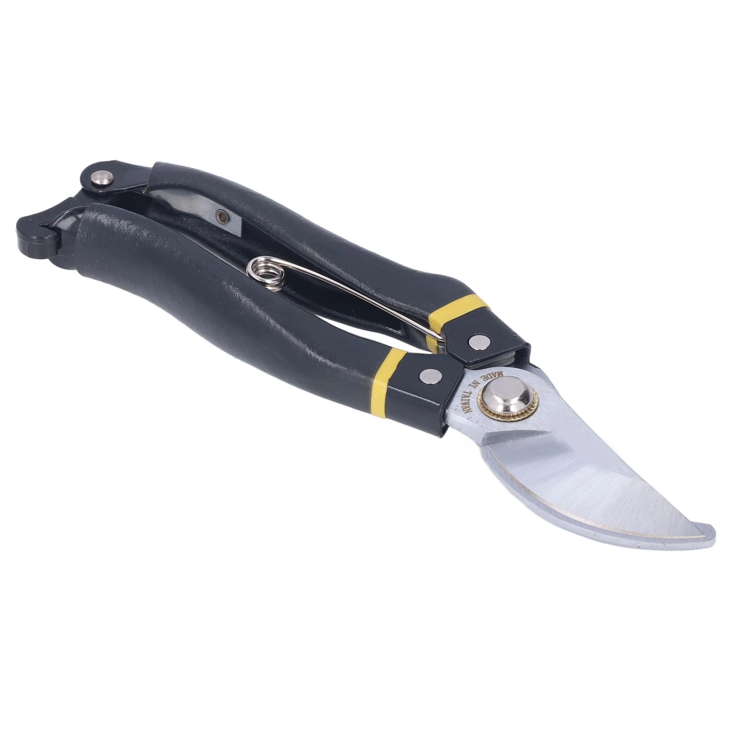 Garden Shears Effort Saving High Sharpness Comfortable Nonslip Handle High Elasticity Carbon Steel Garden Scissors