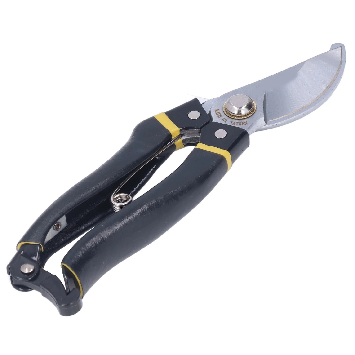 Garden Shears Effort Saving High Sharpness Comfortable Nonslip Handle High Elasticity Carbon Steel Garden Scissors