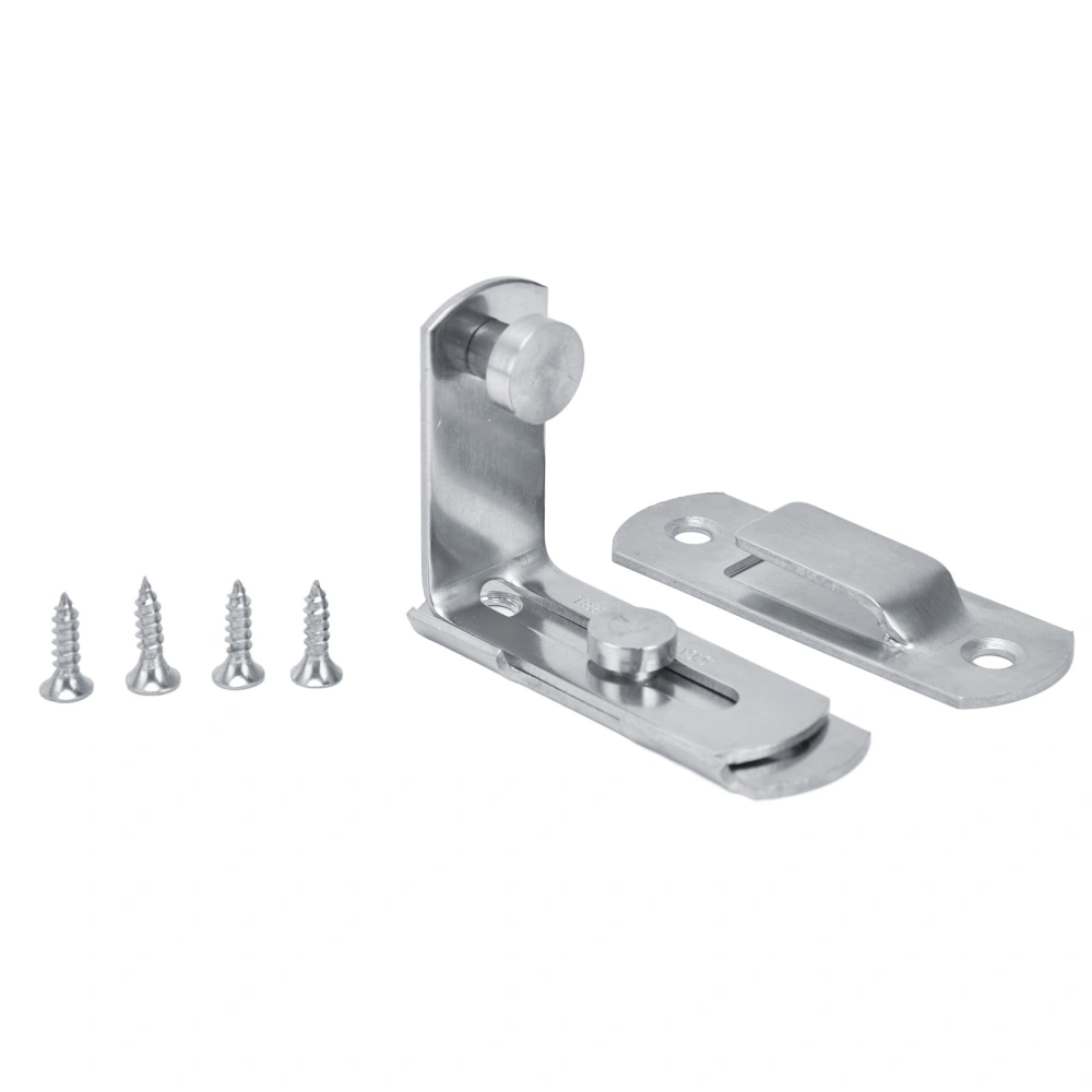 Barn Door Lock High Security 90 Degree Design Reliable Stainless Steel Angle Door Buckle for Window Door Garages