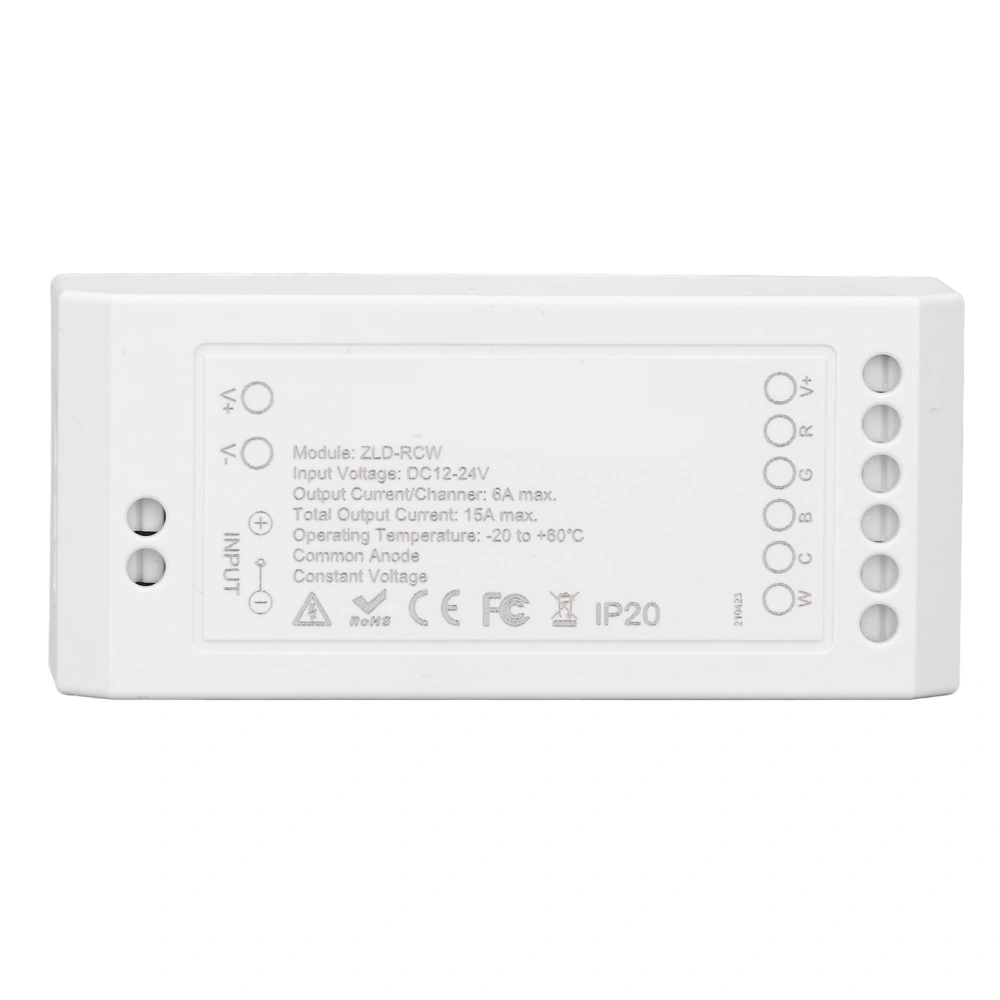 For Zigbee LED Driver Smart Home LED Strip Controller RGB+CW Light Strip Controller with App DC12~24V