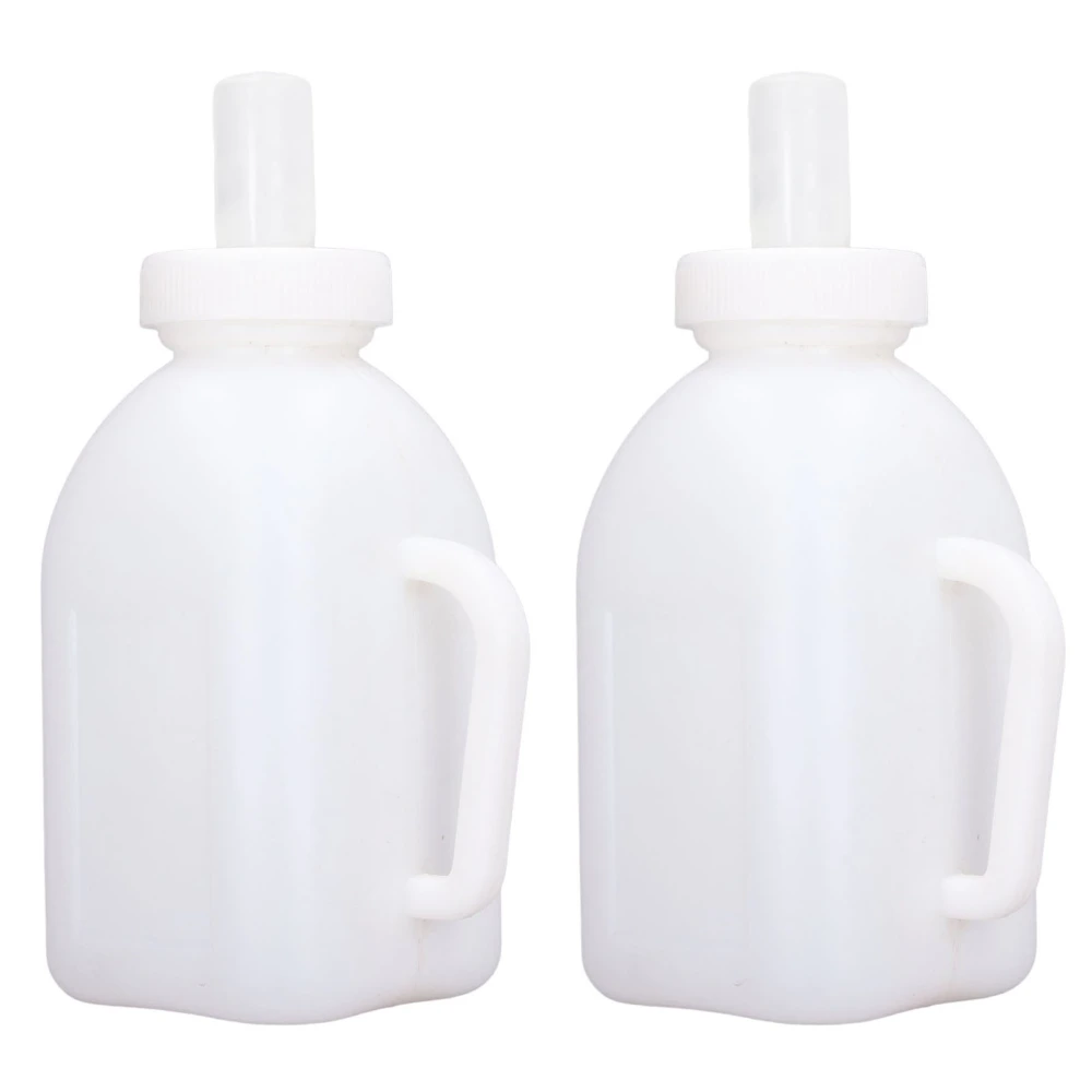 Calf Feeding Bottle 1L Capacity Thick Durable Easy Cleaning Calf Milk Feeder with Detachable Pacifier