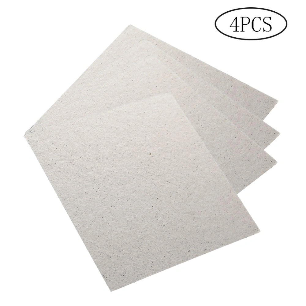 8PCS Insulating Mica Sheet High Temperature Resistance Mica Plates for Microwave Oven