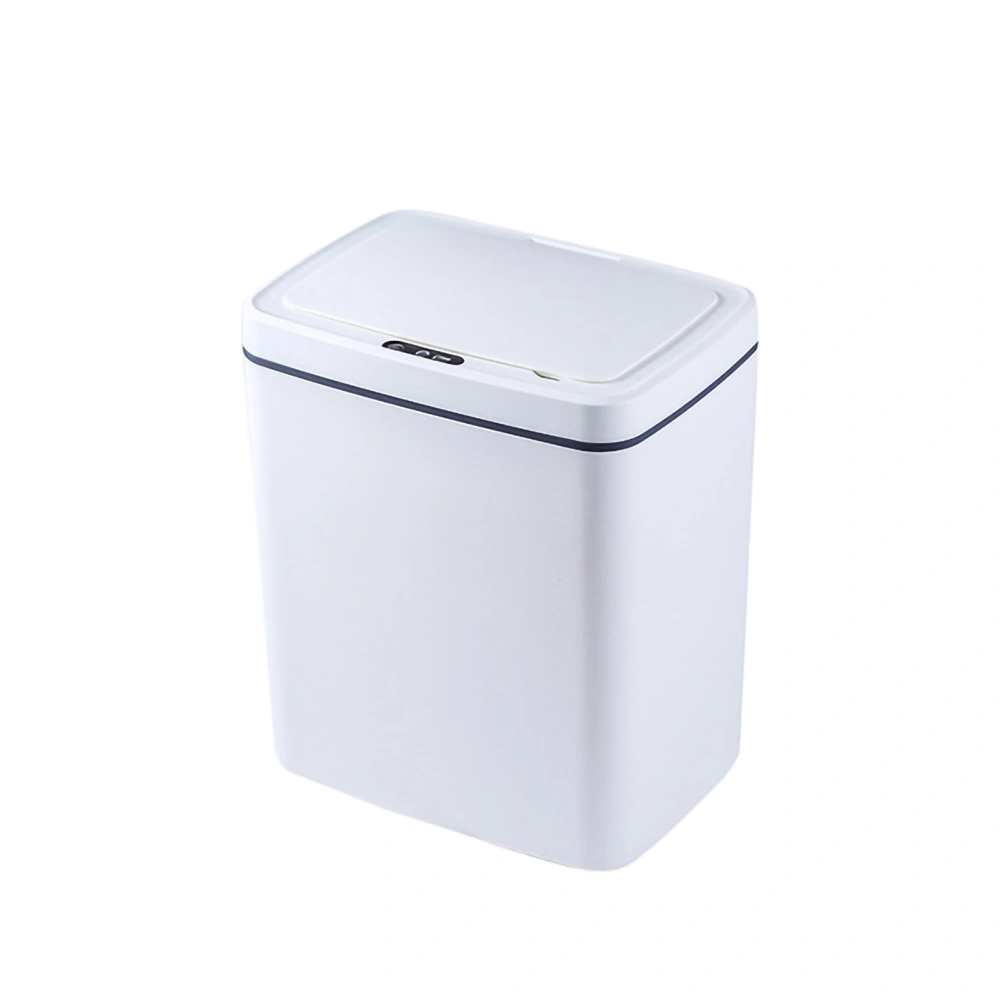 14L Smart Induction Trash Can 30cm Touchless Motion Sensor Automatic Garbage Can with LidBeige