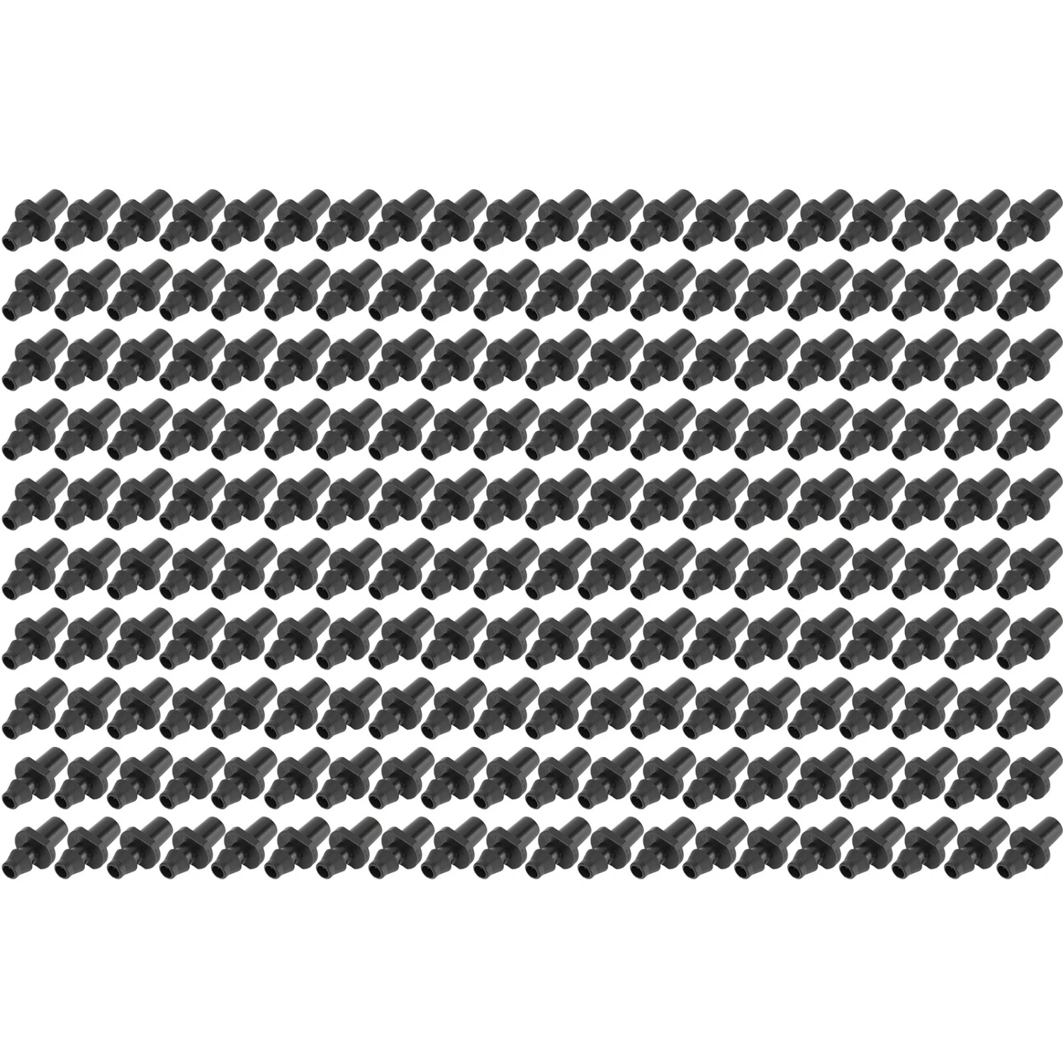 200Pcs/Set Drip Irrigation Barbed Coupling Fitting Connector Garden Watering Parts for 4/7mm Tube