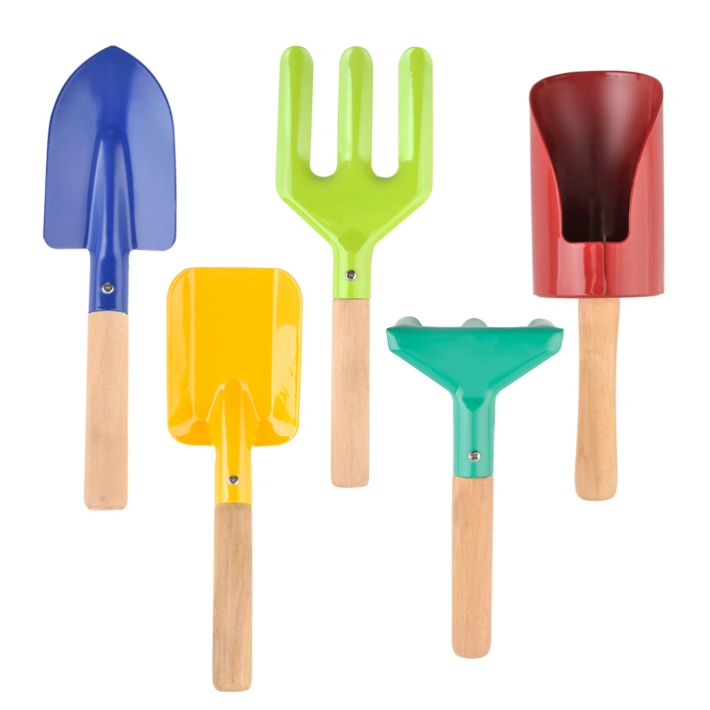 5Pcs Kids Mini Gardening Tool Set Children Garden Planting Hand Kit Garden Digging Sand Tools Toys