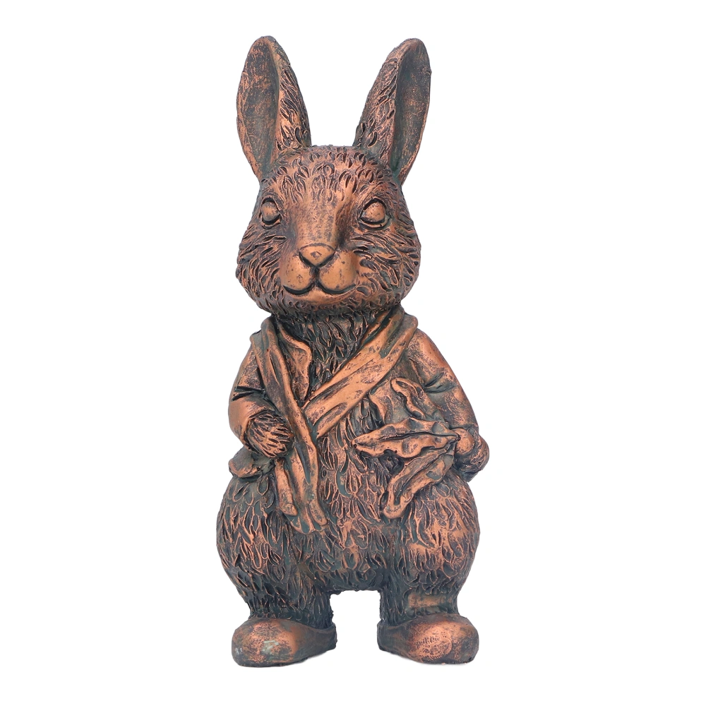 Simulation Animal Resin Sculpture Ornaments Garden Landscape Figurines Crafts Rabbit Decoration