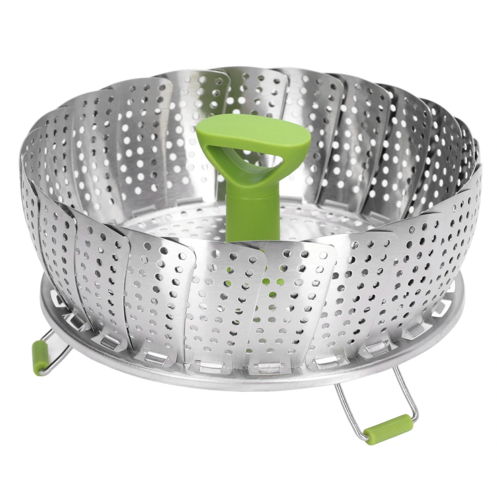 Steam Basket Multipurpose Stainless Steel Folding Steam Rack Cooking Utensils for KitchenL