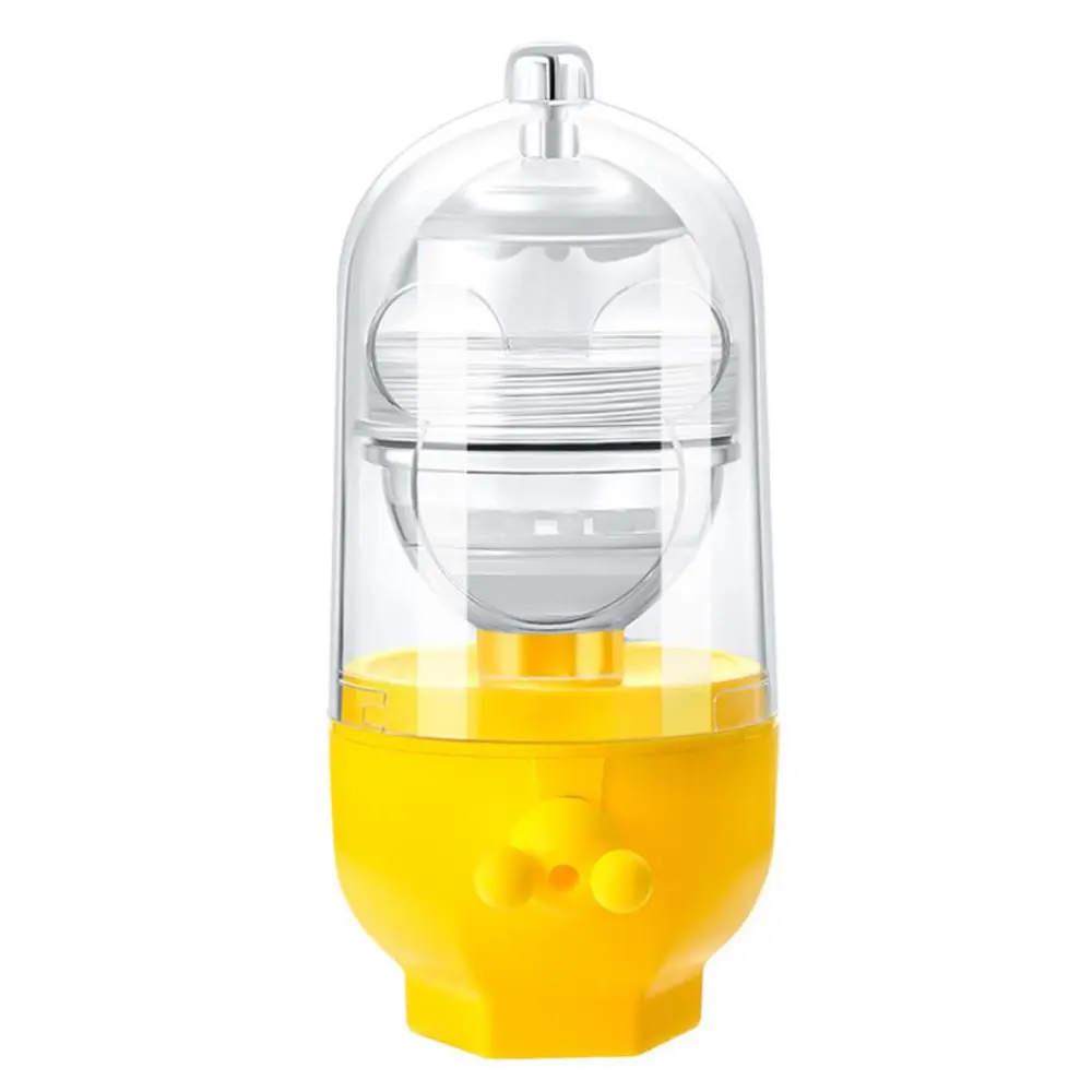 Egg Scrambler Hand Egg Shaker Mixer Yolk Egg White Mix Manual Tool Golden Egg Maker for Kids