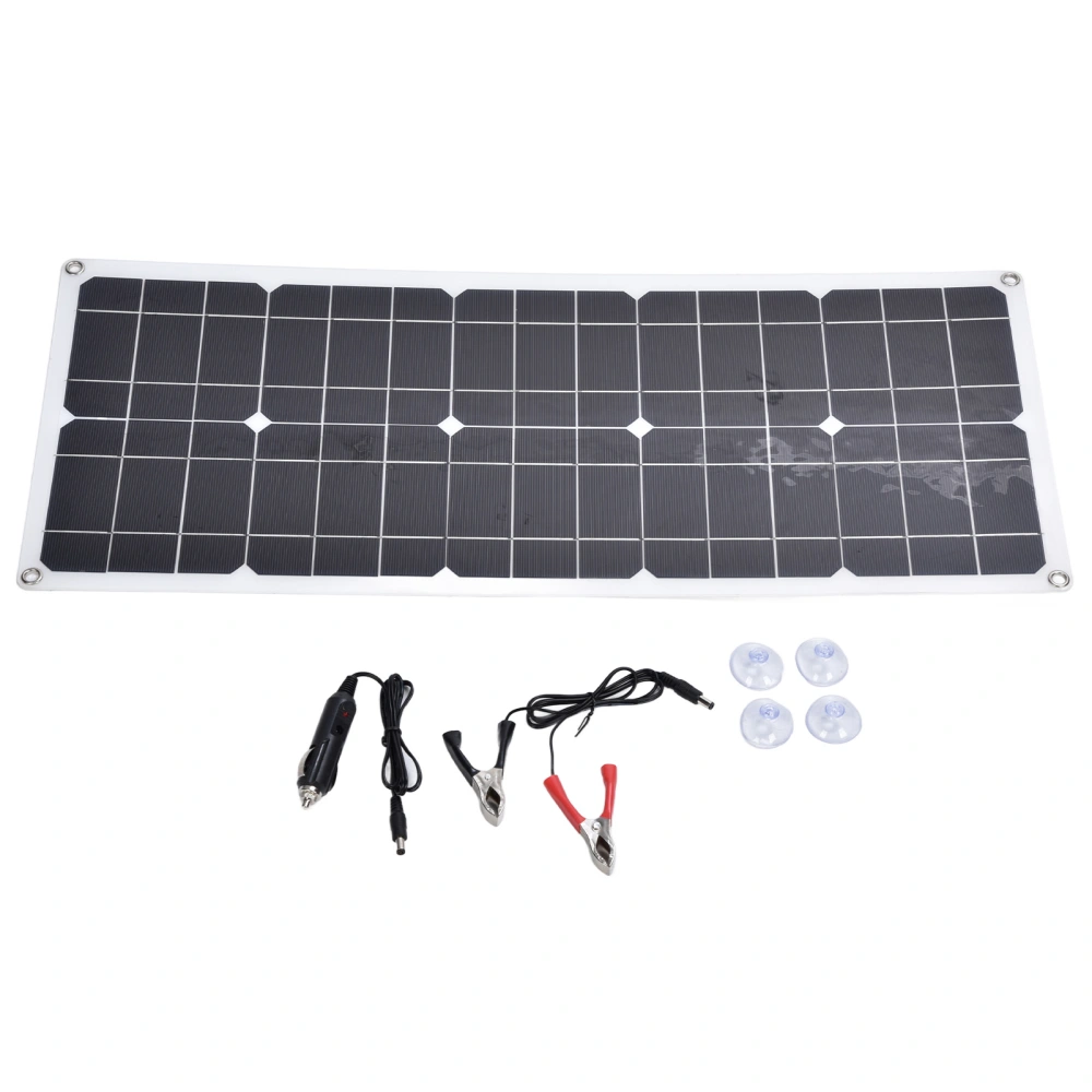 Solar Panel 50W Dual USB Flexible Monocrystalline Silicon Outdoor Solar Panel Charger