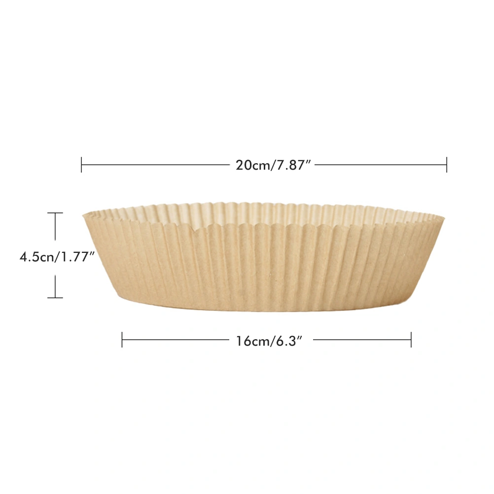 50/100 Pcs Air Fryer Parchment Paper Liners High Temperature Waterproof Greaseproof Baking Paper for Oven Air Fryer Roasting Microwave